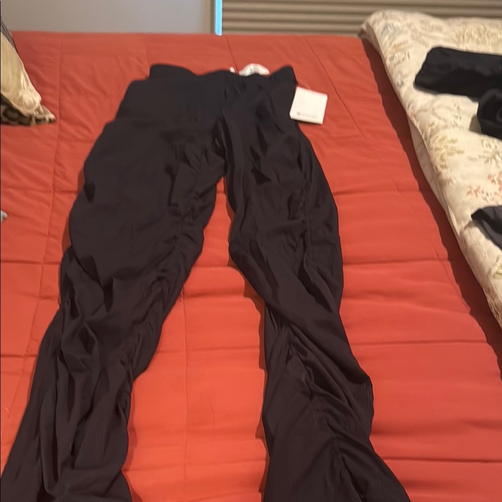 Lululemon Athletica Black Textured Leggings